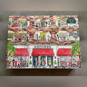 Galison Michael Storrings A Day at the Bookstore Puzzle 1000pcs
